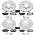 Power Stop 10-15 Hyundai Sonata Front & Rear Z17 Evolution Geomet Coated Brake Kit