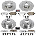 Power Stop 07-08 Nissan Maxima Front & Rear Z26 Street Warrior Brake Kit