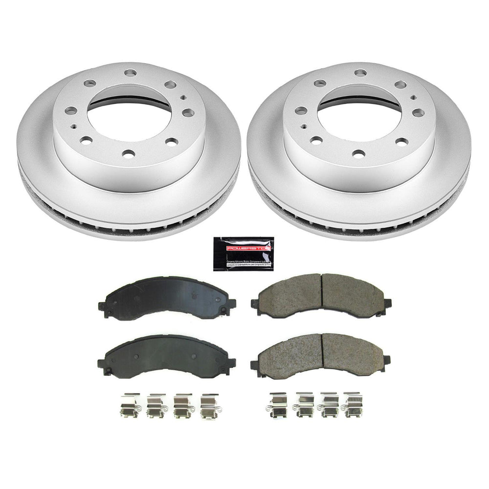 Power Stop 2021 GMC Savana 3500 Front Z17 Coated Brake Kit
