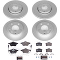 Power Stop 02-04 Audi A4 Front & Rear Euro-Stop Brake Kit