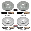 Power Stop 08-14 Cadillac CTS Front & Rear Z17 Evolution Geomet Coated Brake Kit