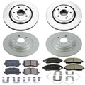 Power Stop 17-19 Acura MDX Front & Rear Z17 Evolution Geomet Coated Brake Kit