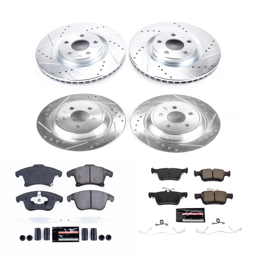 Power Stop 19-20 Ford Police Responder Hybrid Front & Rear Z23 Evolution Sport Brake Kit