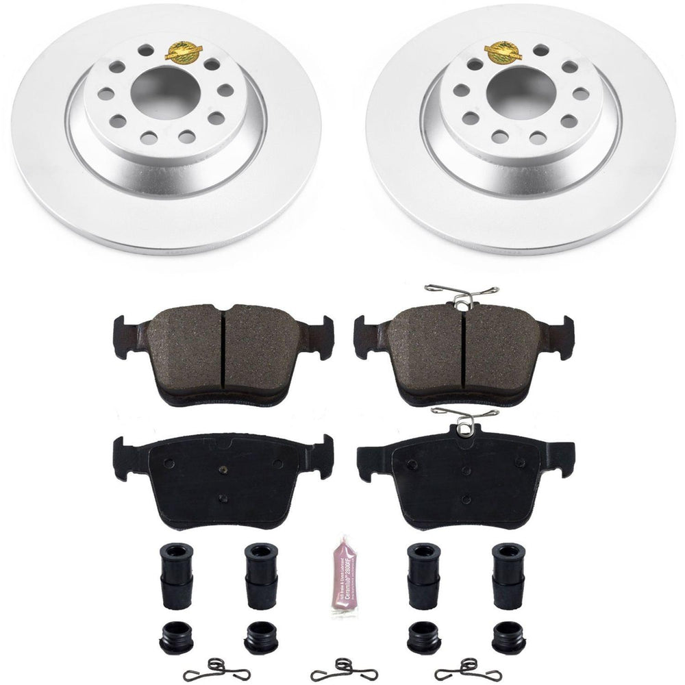 Power Stop 18-19 Volkswagen Tiguan Front & Rear Z23 Evolution Sport Coated Brake Kit