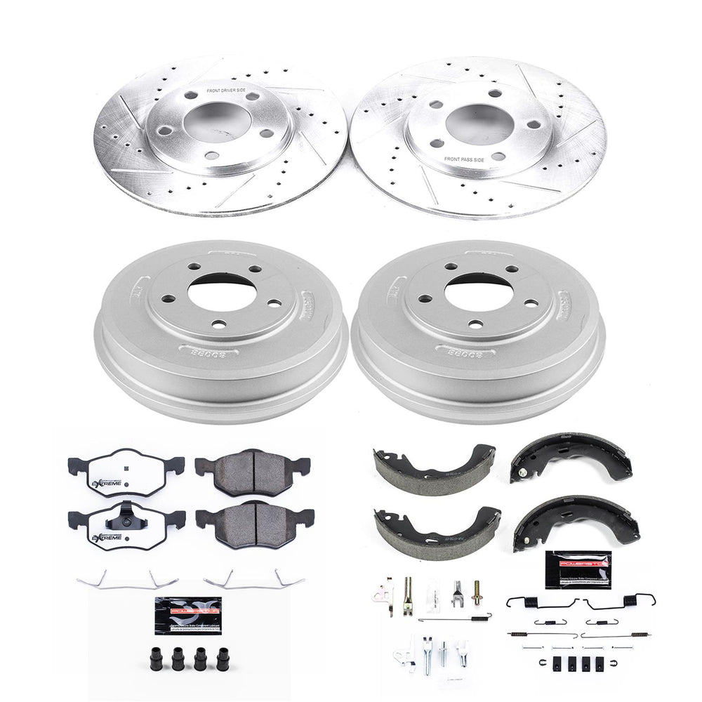 Power Stop 01-07 Ford Escape Front & Rear Z36 Truck & Tow Brake Kit