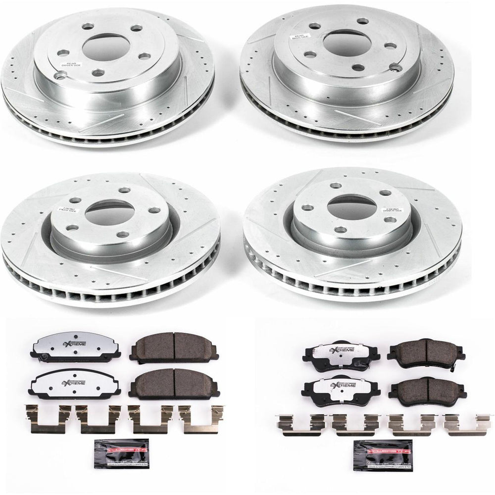 Power Stop 08-09 Pontiac G8 Front & Rear Z26 Street Warrior Brake Kit