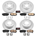 Power Stop 10-12 Hyundai Tucson Front & Rear Z17 Evolution Geomet Coated Brake Kit