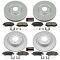 Power Stop 13-16 Dodge Dart Front & Rear Z17 Evolution Geomet Coated Brake Kit