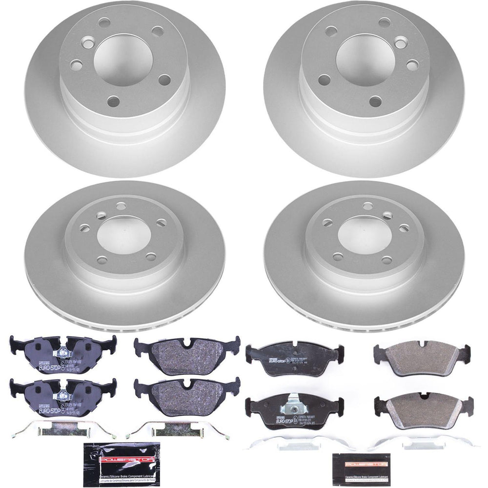Power Stop 01-02 BMW Z3 Front & Rear Euro-Stop Brake Kit
