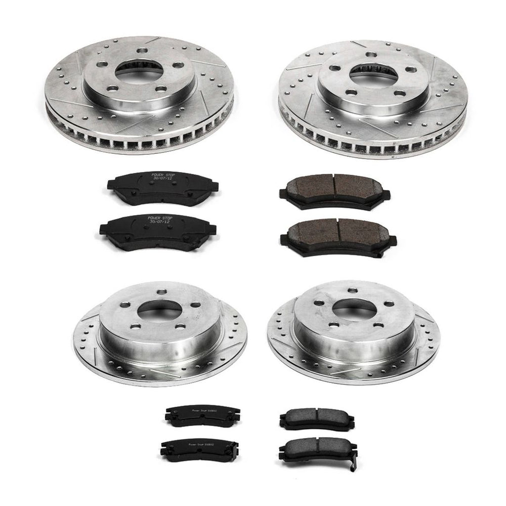 Power Stop 04-05 Buick Century Front & Rear Z23 Evolution Sport Brake Kit