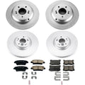 Power Stop 15-16 Hyundai Genesis Front & Rear Z17 Evolution Geomet Coated Brake Kit