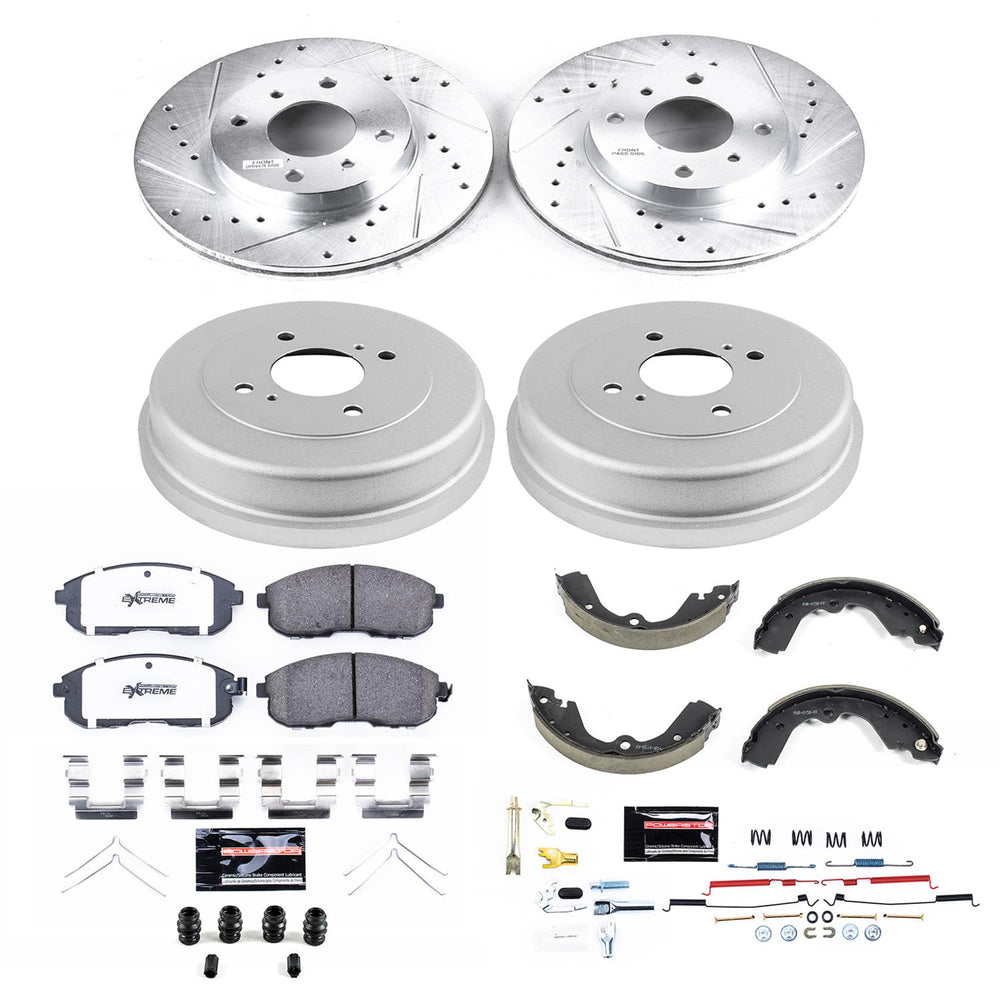 Power Stop 93-99 Nissan Altima Front & Rear Z26 Street Warrior Brake Kit
