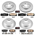 Power Stop 13-18 Lexus ES300h Front & Rear Z17 Evolution Geomet Coated Brake Kit