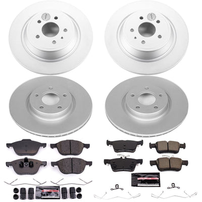 Power Stop 17-19 Ford Escape Front & Rear Z23 Evolution Sport Coated Brake Kit