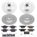 Power Stop 17-19 Ford Escape Front & Rear Z23 Evolution Sport Coated Brake Kit