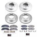 Power Stop 1999 Ford F-250 Super Duty Front & Rear Z17 Evolution Geomet Coated Brake Kit