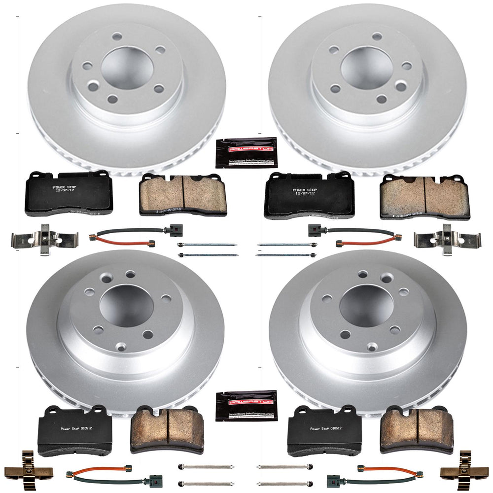 Power Stop 2006 Volkswagen Touareg Front & Rear Z23 Evolution Sport Coated Brake Kit