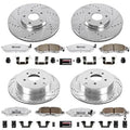 Power Stop 11-14 Nissan Murano Front & Rear Z26 Street Warrior Brake Kit