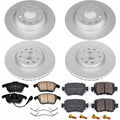 Power Stop 16-18 Audi Q3 Front & Rear Z23 Evolution Sport Coated Brake Kit