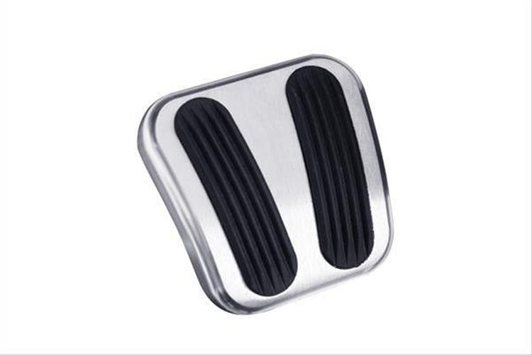 E BRAKE PAD; 1968 NOVA;CURVED PAD BILLET FINISH WITH RUBBER
