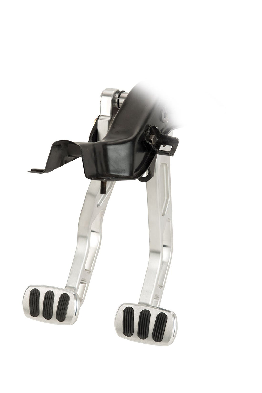 5557 CHEVY;DIRECT FIT;BILLET BRAKE/CLUTCH PEDAL ARMS; W/STANDARD PAD