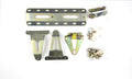 CASE MOUNT SHIFTER GM 2004R TRANS W/CHROME 23IN SGL BEND LEVER & MUSHROOM BLK K