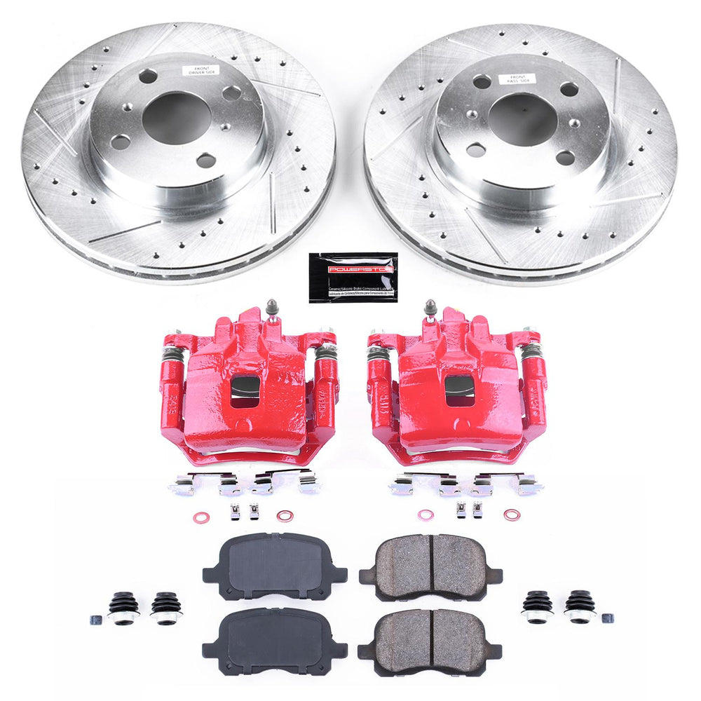 Power Stop 98-02 Chevrolet Prizm Front Z23 Evolution Sport Brake Kit w/Calipers