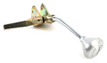 CASE MOUNT SHIFTER GM TH350 TRANS W/CHROME 8IN SGL BEND LEVER & MUSHROOM KNOB