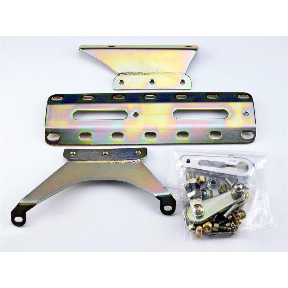 CASE MOUNT SHIFTER CHRYSLER HEMI TRANS W/CHROME 6IN STRAIGHT LEVER & HITECH KNO