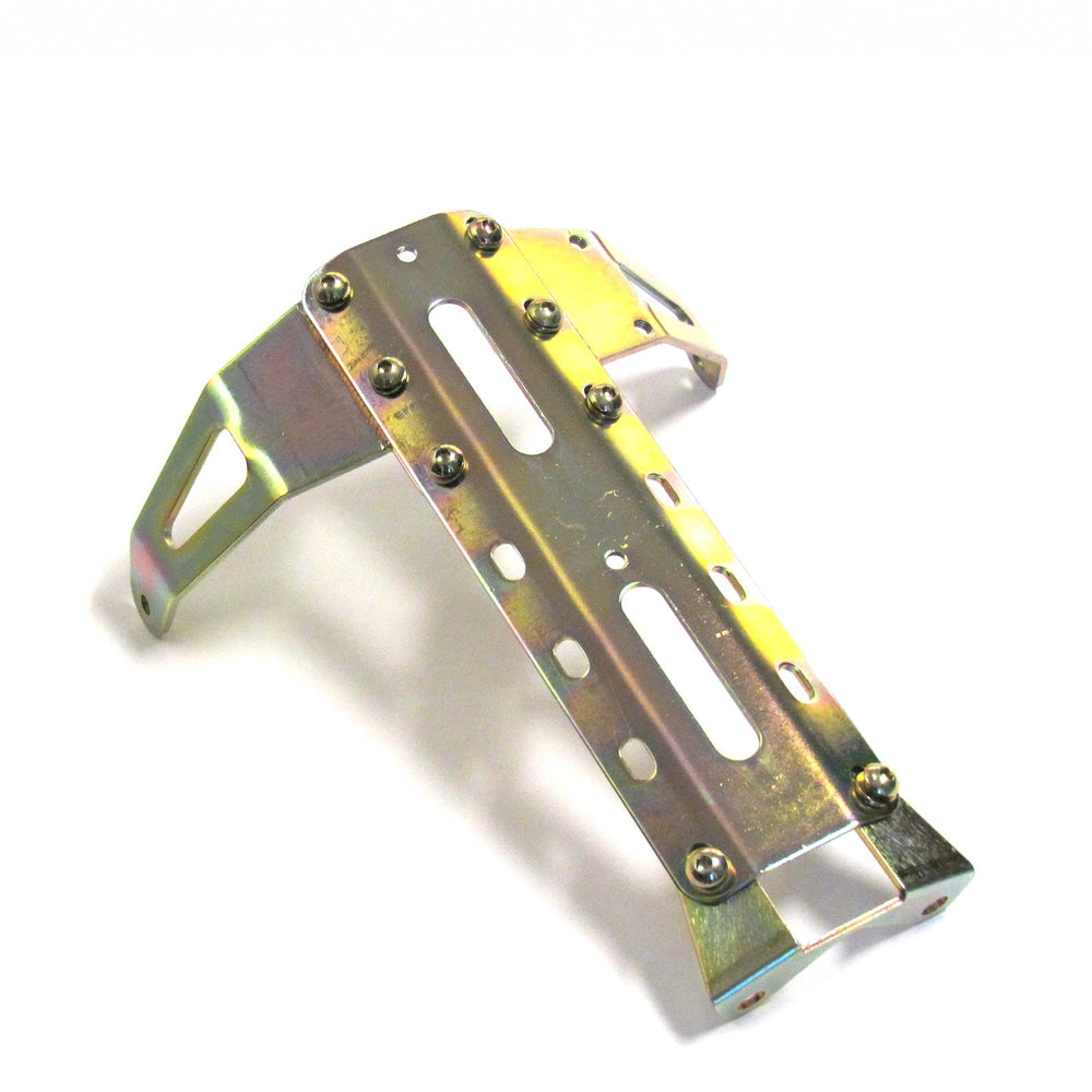 CASE MOUNT SHIFTER GM 4L80 TRANS W/CHROME 23IN SGL BEND LEVER & MUSHROOM KNOB