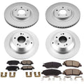 Power Stop 2019 Hyundai Santa Fe XL Front & Rear Z17 Evolution Geomet Coated Brake Kit