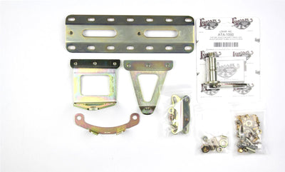 CASE MOUNT SHIFTER D AOD TRANS W/CHROME 10IN SGL BEND LEVER & HITECH KNOB