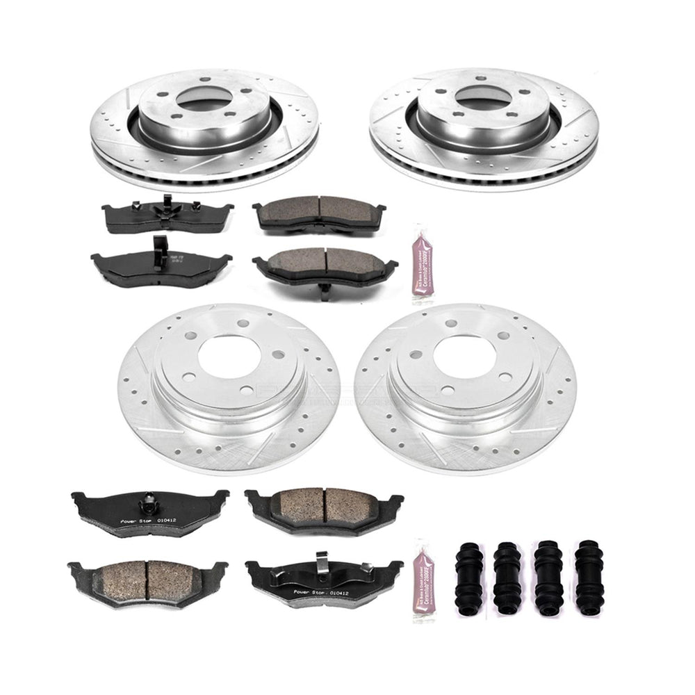Power Stop 00-04 Chrysler Concorde Front & Rear Z23 Evolution Sport Brake Kit