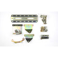CASE MOUNT SHIFTER D FMX TRANS W/CHROME 16IN SGL BEND LEVER & MUSHROOM BLK KNOB