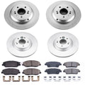 Power Stop 10-11 Hyundai Genesis Front & Rear Z17 Evolution Geomet Coated Brake Kit