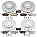 Power Stop 10-14 Subaru Legacy Front & Rear Z17 Evolution Geomet Coated Brake Kit