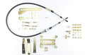 CABLE OPERATED SHIFTER GM 4L60E TRANS W/BLK 6IN STRAIGHT LEVER & MUSHROOM BLK KN