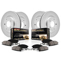Power Stop 17-18 Acura ILX Front & Rear Z17 Evolution Geomet Coated Brake Kit