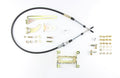 CABLE OPERATED SHIFTER D C6 TRANS W/CHROME 10IN SGL BEND LEVER & HITECH KNOB