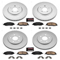Power Stop 05-10 Ford Mustang Front & Rear Z17 Evolution Geomet Coated Brake Kit
