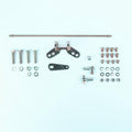 TAIL MOUNT SHIFTER GM TH350 TRANS W/CHROME 6IN STRAIGHT LEVER & HITECH KNOB