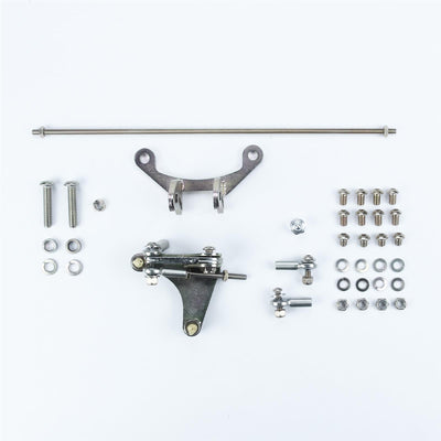 TAIL MOUNT SHIFTER CHRYSLER 904 TRANS W/BLK 12IN SGL BEND LEVER & MUSHROOM BLK K