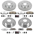 Power Stop 11-14 Chrysler 200 Front & Rear Z26 Street Warrior Brake Kit