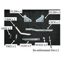 1516 HONDA CRV TRANSENDER NO DRILL BRACKET KIT