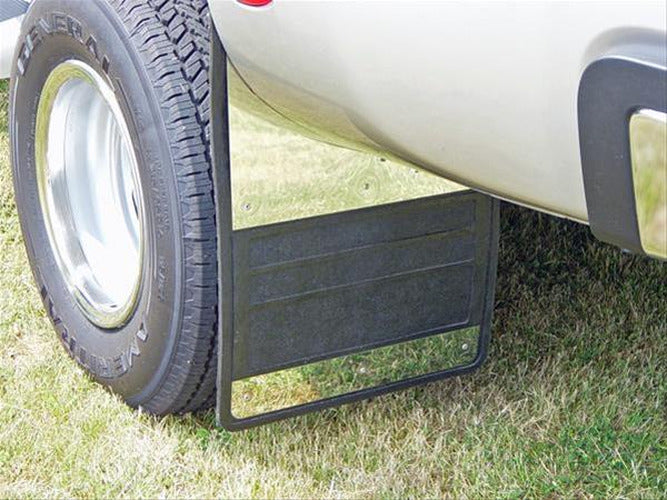 Mud Flaps; 1999-2005 Ford Pick Up Full Size F250 F350 Super Duty; steel insert; Dually Rubber