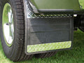 1016 DODGE/RAM HD DUALLY W/ DIAMOND INSERT RUBBER MUD FLAPS