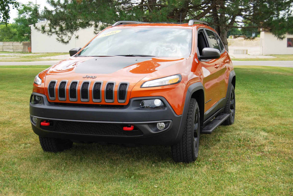 14C CHEROKEE TRAILHAWK FUSION STEP TEXURED BLACK(BRKTS SOLD SEP)