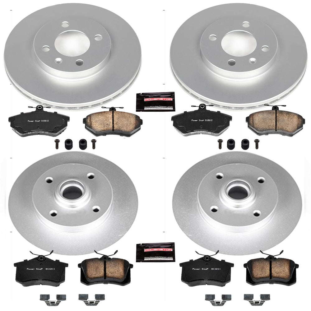 Power Stop 95-97 Volkswagen Passat Front & Rear Z23 Evolution Sport Coated Brake Kit