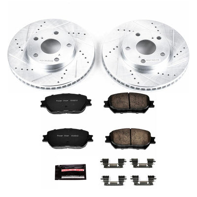 Power Stop 02-06 Toyota Camry Front & Rear Z23 Evolution Sport Brake Kit