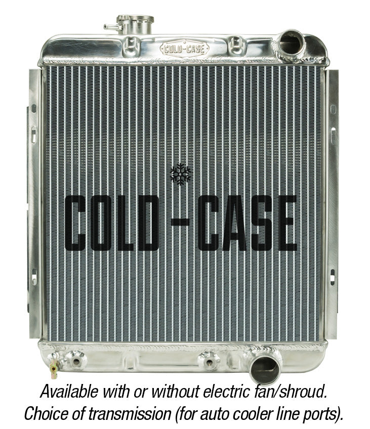 Cold Case Radiators 65-66 FORD MUSTANG 289 ALUMINUM PERFORMANCE RADIATOR AND 16 INCH FAN KIT MT